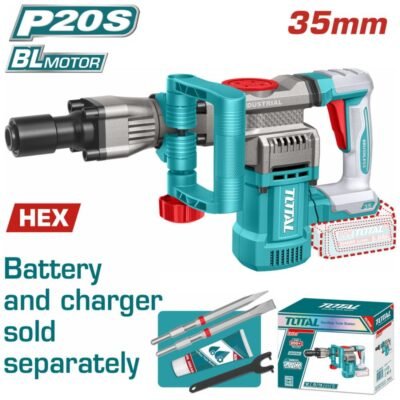 Κατεδαφιστικό Μπαταρίας Li-Ion 20v Total Tdbli20358 για επαγγελματικές εργασίες κατεδάφισης