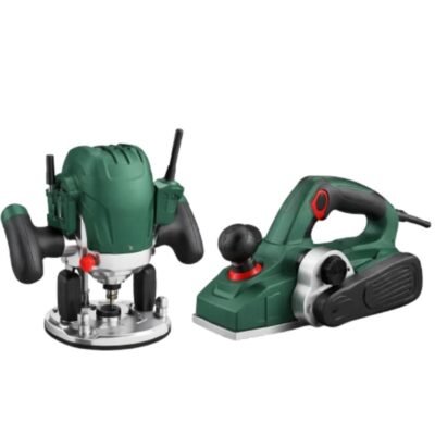 Φρέζες & Πλάνες ηλεκτρικά εργαλεία ξυλουργικής σε λευκό φόντο