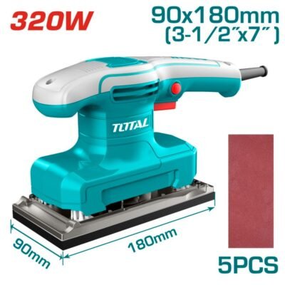 Total Παλμικό Τριβείο 320w Tf1301836 για λείανση ξύλου και μετάλλου