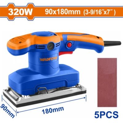Wadfow Wadfow Παλμικό Τριβείο 320w (Wfa2503) για λείανση ξύλου και μετάλλου