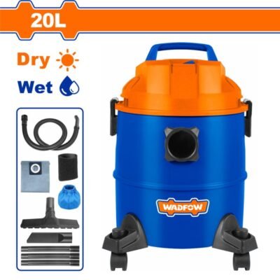 Σκούπα 1200W 20L Wadfow WVR2A20 για ξηρή και υγρή αναρρόφηση σε σπίτι και εργασία