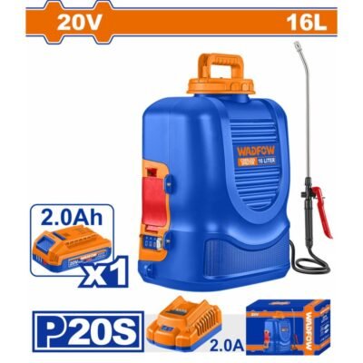 Ψεκαστήρας Πλάτης Μπαταρίας 20v WLSY-20162 Wadfow με μπαταρία Li-Ion για ψεκασμό φυτών και καλλιεργειών