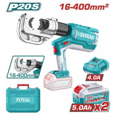 Total TCTLI2005 Υδραυλική Πρέσα Καλωδίων 16-400mm² μπαταρίας 20V Li-Ion για επαγγελματικό πρεσάρισμα ακροδεκτών