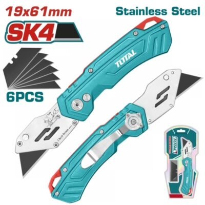 Αναδιπλούμενο Μαχαίρι Total 180mm THT5136288 με λεπίδα SK5 και σώμα από ανοξείδωτο ατσάλι.