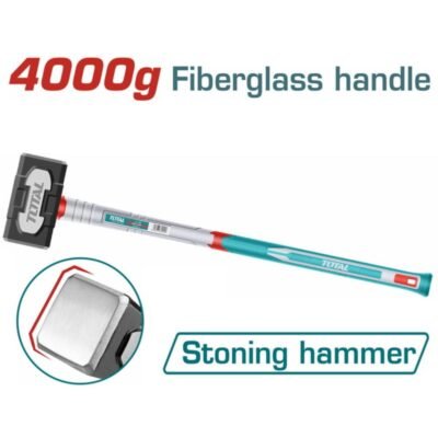 Βαριοπούλα Total 4Kg THSTH63498 με κεφαλή 4Kg και λαβή fiberglass