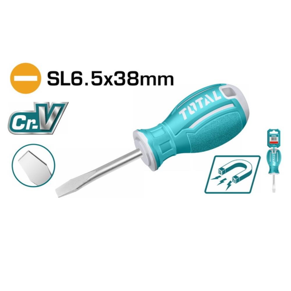 Κατσαβίδι Ίσιο SL 6.5x38mm Total για μικροεργασίες με ανθεκτική μύτη Cr-V