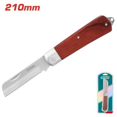 Σουγιάς Ίσιος Total 210mm με ανθεκτική λάμα 2.5mm για επαγγελματικές εργασίες κοπής