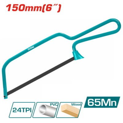 Mini πριόνι Total 150mm (6") THMHF1501 με λάμα 150mm για ακριβείς κοπές