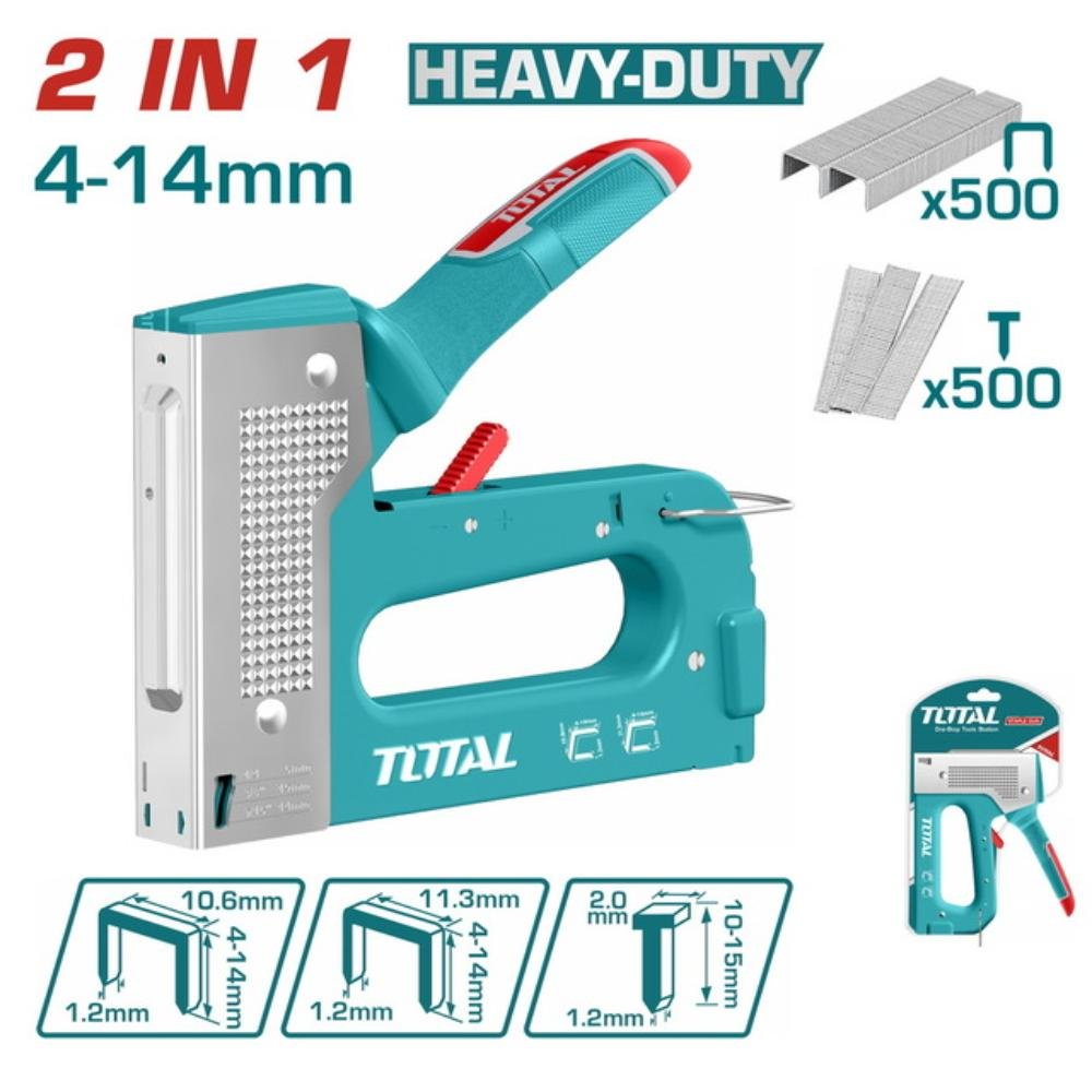 Καρφωτικό Χειρός Total 4-14mm THT31148 επαγγελματικό Καρφωτικό Χειρός Total 4-14mm THT31148 2 σε 1