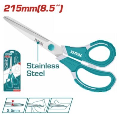 Ψαλίδι Γενικής Χρήσης Total 215mm THSCRS812001 με ανοξείδωτες λεπίδες 2,5mm