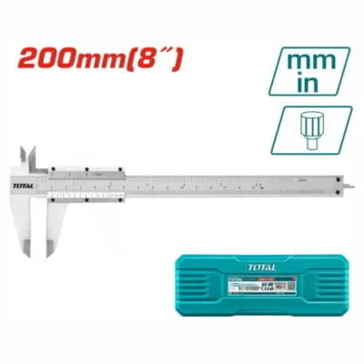 TOTAL Παχύμετρο INOX 200mm TMT312001