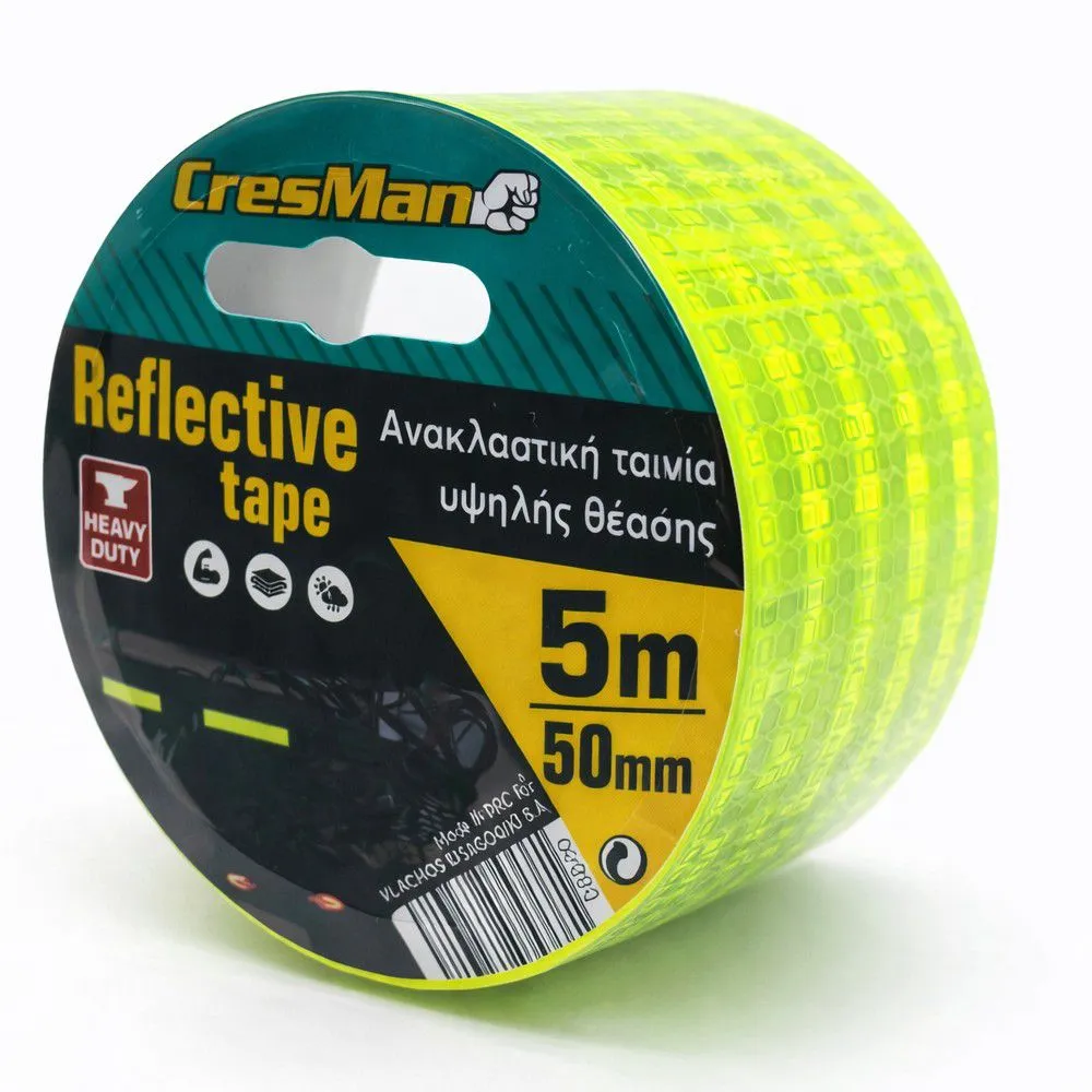 Ανακλαστική Ταινία Cresman Λαχανί 50mm x 5m