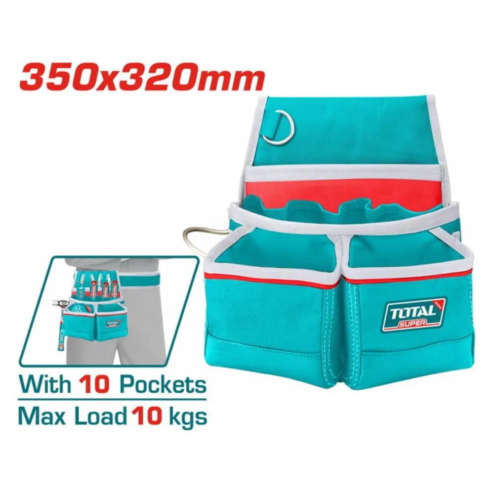 Θήκη Εργαλείων Total THT16P10125 350x320mm με 10 τσέπες