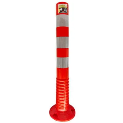 Κολωνάκι Σήμανσης 75cm Cresman PE με ανακλαστικές ταινίες