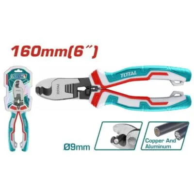 Κόφτης Καλωδίων Total 160mm THT11561 από ανθρακούχο χάλυβα