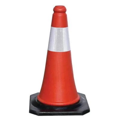 Κώνος Σήμανσης 50cm Cresman με μαύρη βάση
