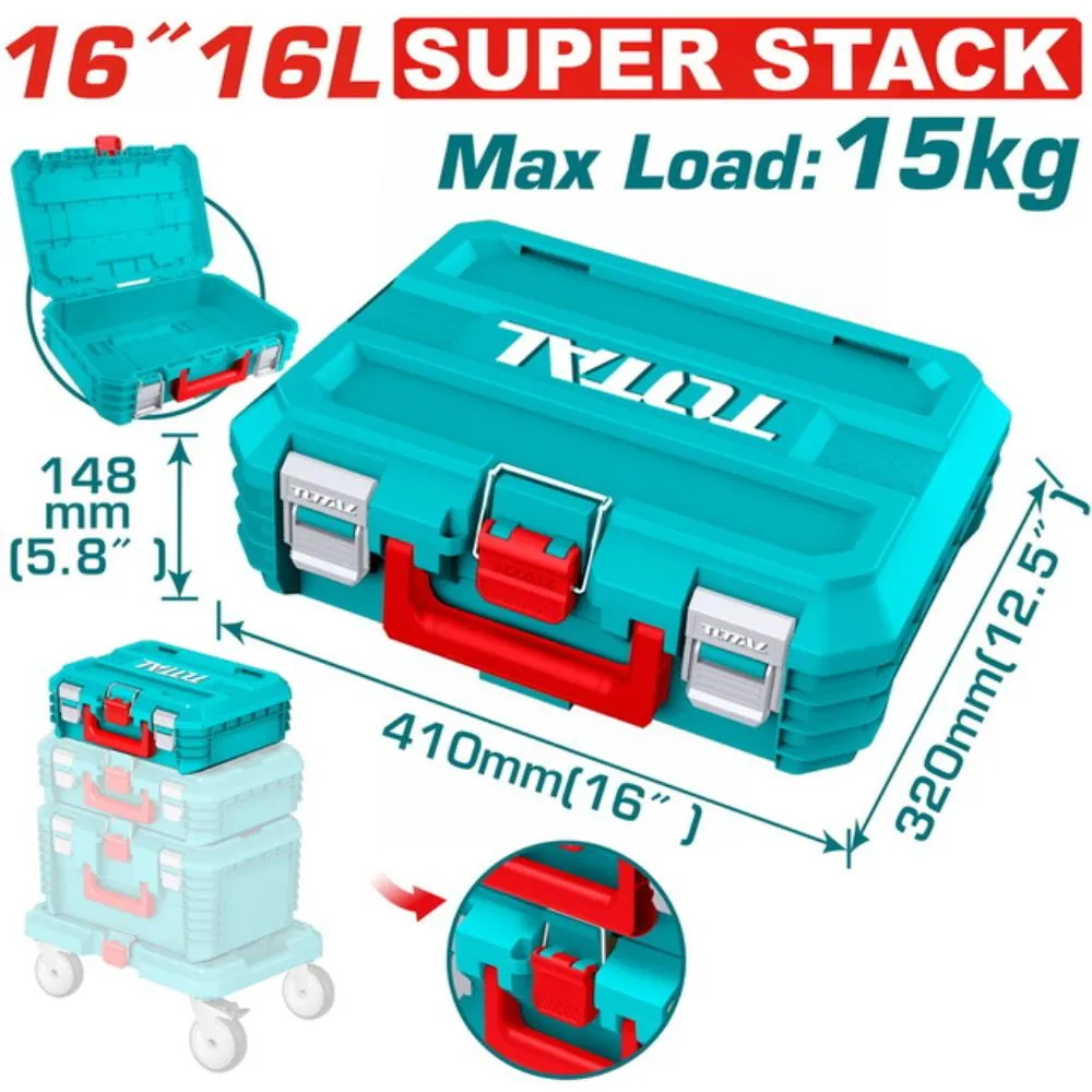 Πλαστική Εργαλειοθήκη Total TPBXS101 16"
