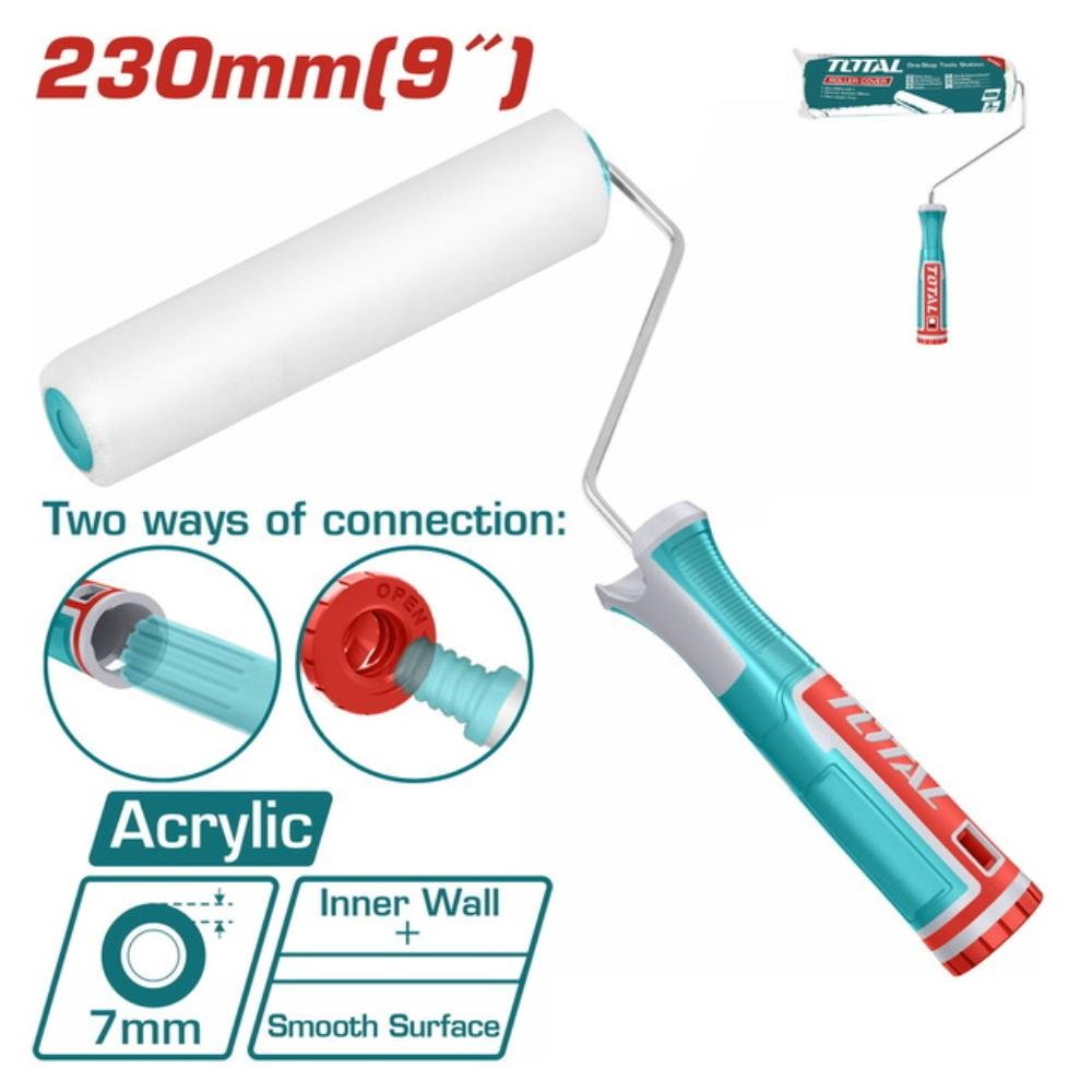 Ρολό Βαφής Total THT8594D 230mm Ρολό Βαφής Total THT8594D 230mm για εσωτερικούς τοίχους