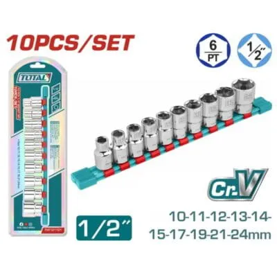 Σετ Καρυδάκια 1/2 Total 10 Τεμ 10-24mm