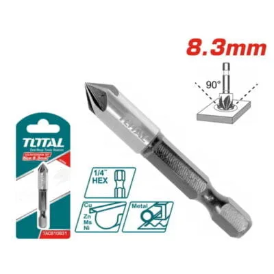Φρεζοτρύπανο Μετάλλου Total 8.3mm HSS