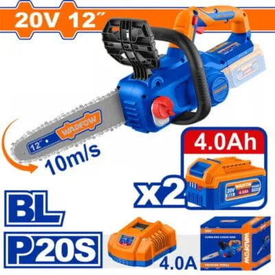 Αλυσοπρίονο Μπαταρίας 20V WADFOW WCLP5121E με λάμα 12"