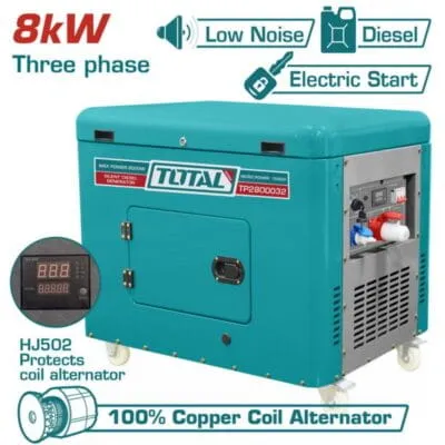 Ηλεκτρογεννήτρια Diesel Total 8000W TP2800032 τριφασική