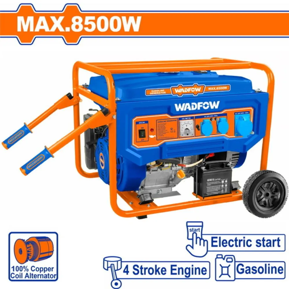 Ηλεκτρογεννήτρια Βενζίνης WADFOW 8500W WGEAA106 με κινητήρα 460cc